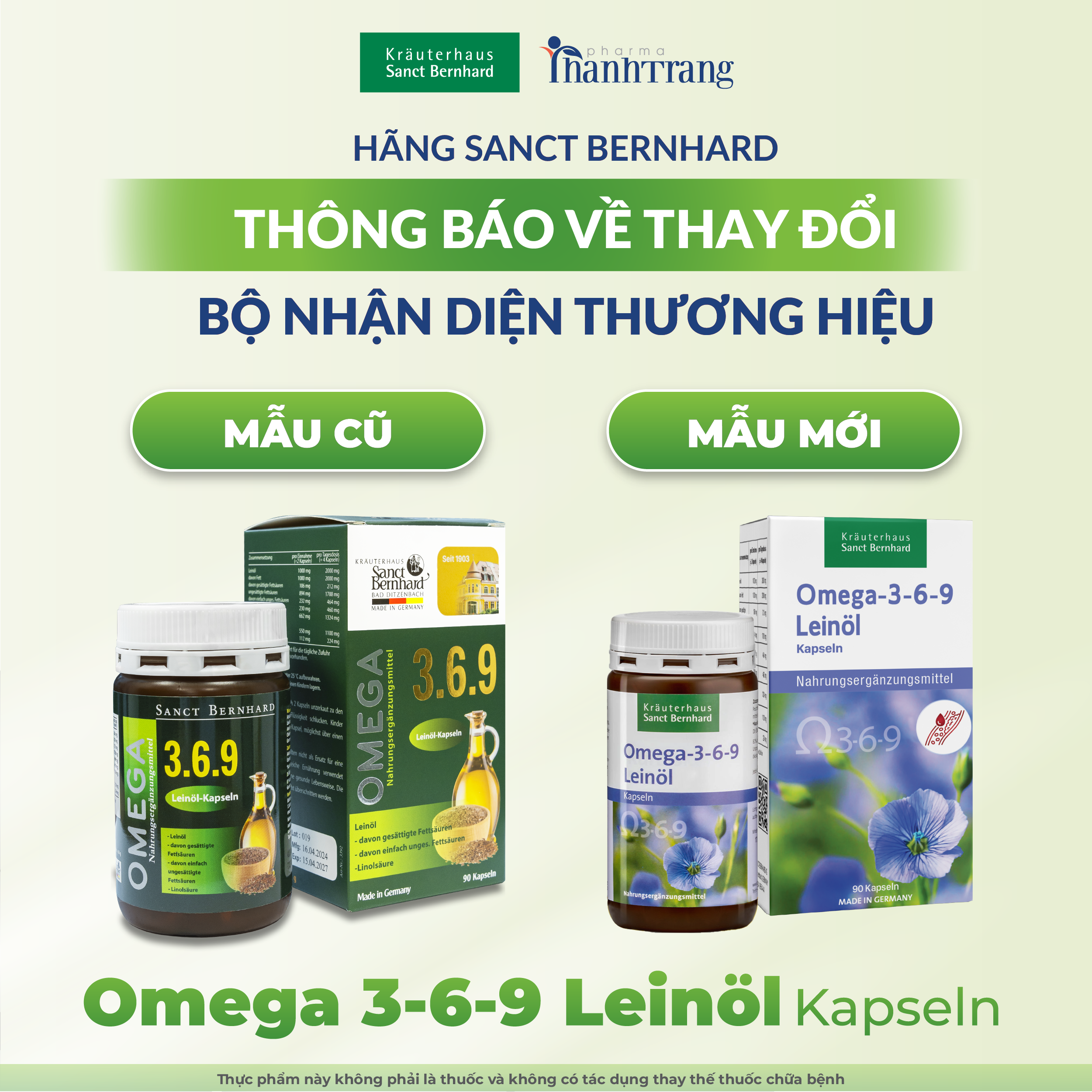 Viên uống bổ sung Omega 369 từ dầu hạt lanh